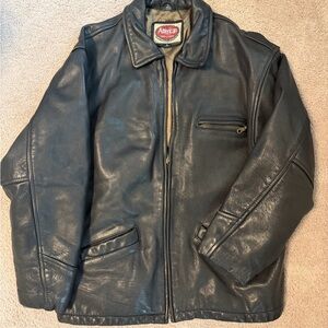 Black Leather Jacket for Men